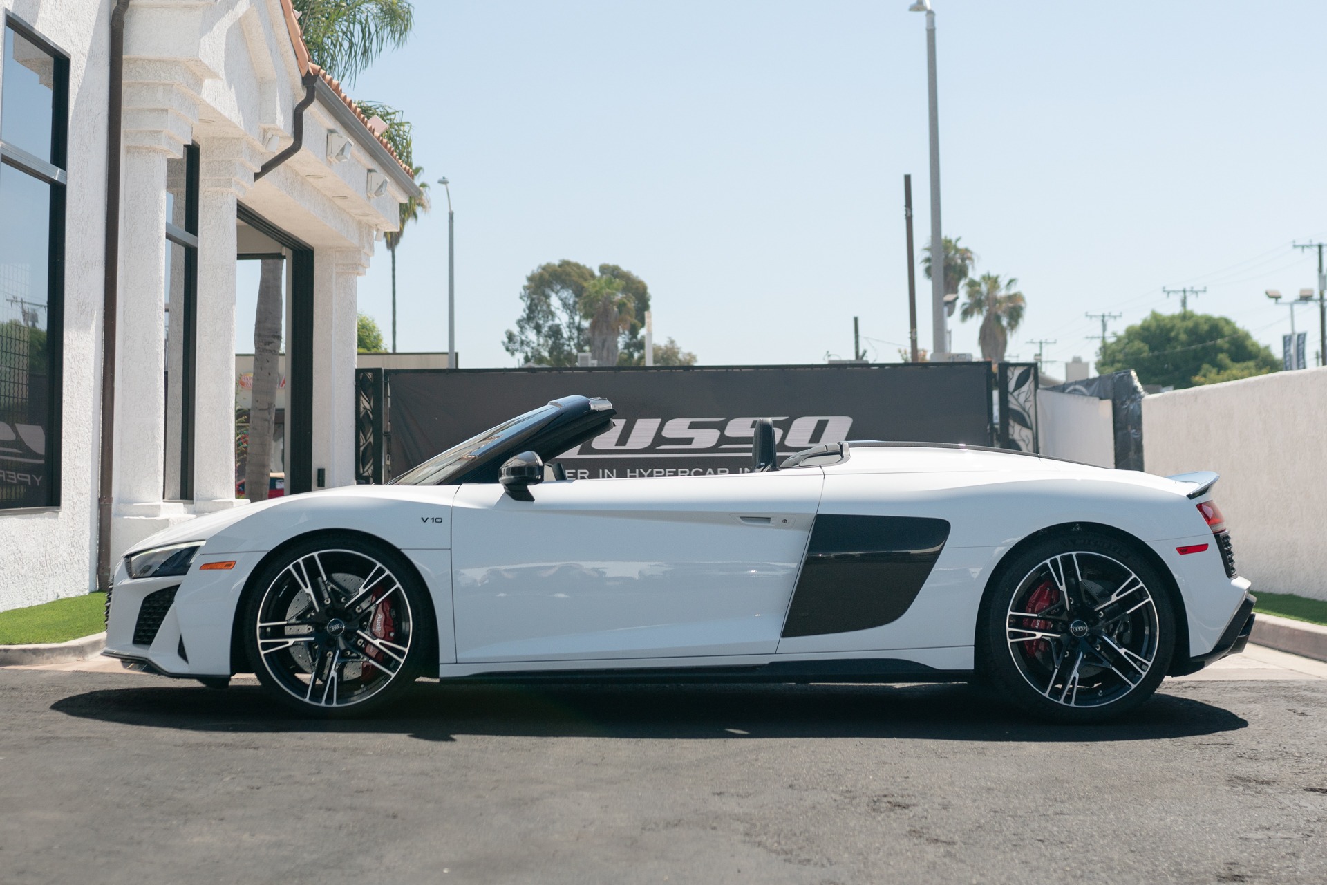 RUOTE CALDE 2020 2019 BIANCO '19 AUDI R8 SPYDER NUOVO MODELLO K