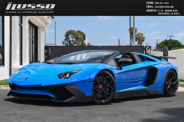Used 2017 Lamborghini Aventador LP 750-4 SV for sale Sold at Ilusso in Costa Mesa CA