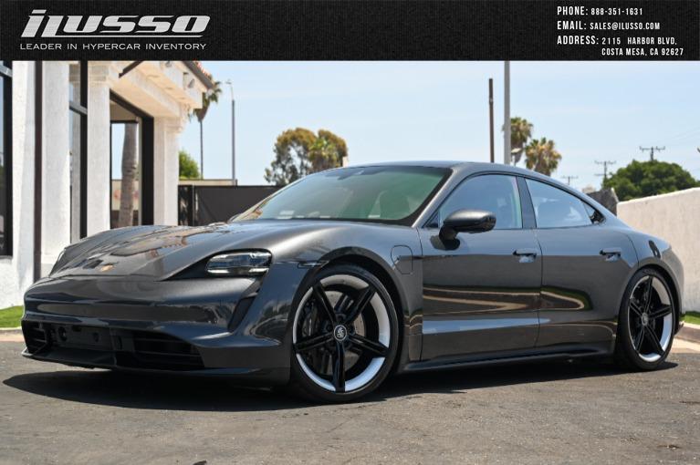 Used 2021 Porsche Taycan Turbo S for sale Sold at Ilusso in Costa Mesa CA