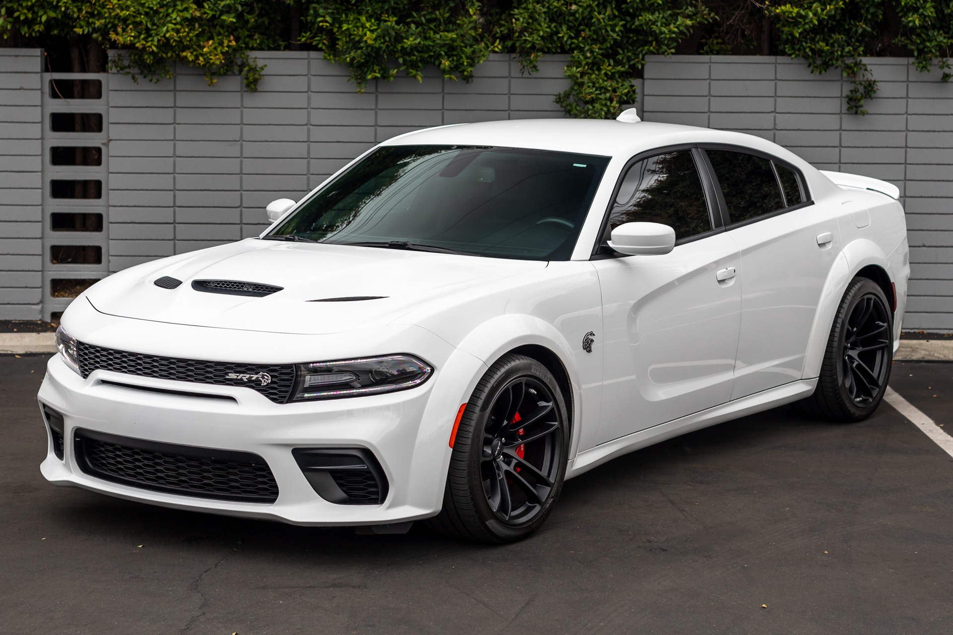 Gloss Black Front Bumper Lip Splitter For 2020-2023 Dodge Charger SRT Widebody Hellcat Scat Pack