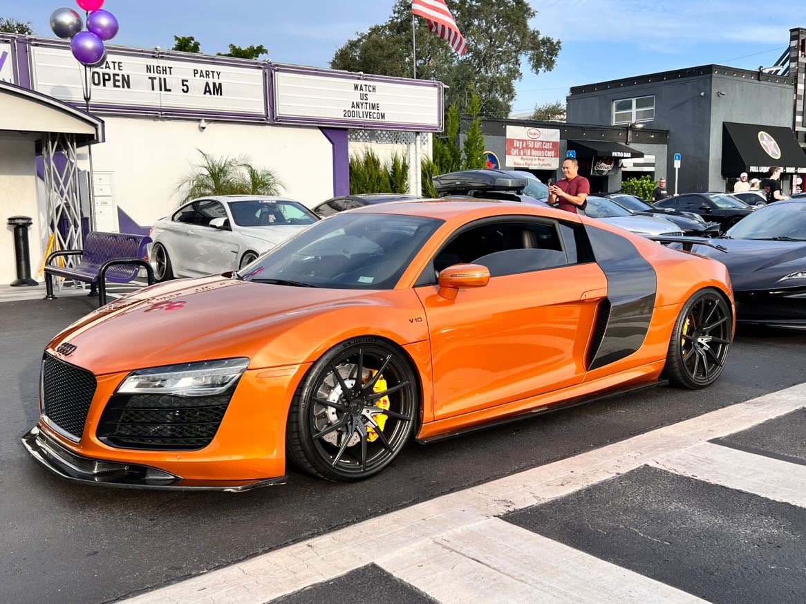 Orange V10 R8 Audi R8 Black And Orange
