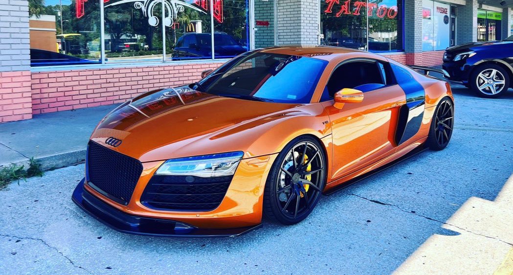 Orange V10 R8 Audi R8 Matte Orange