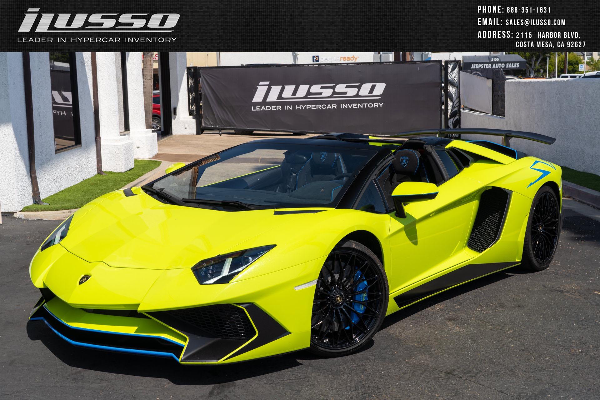 Used 2017 Lamborghini Aventador LP 750-4 SV Roadster | iLusso Stock #A06098