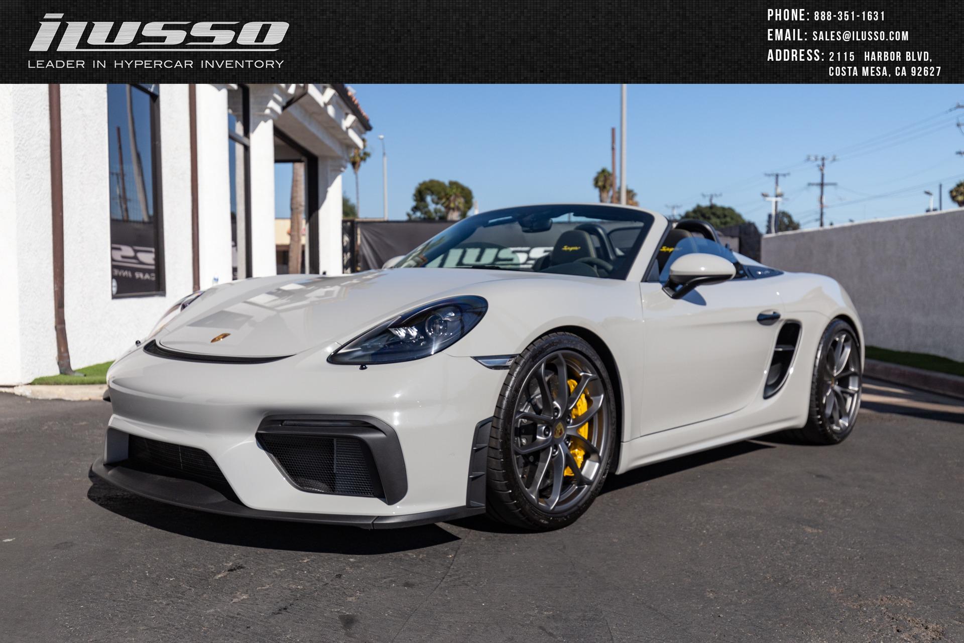 Used 2021 Porsche 718 Boxster Spyder For Sale (Sold) iLusso Stock 240270