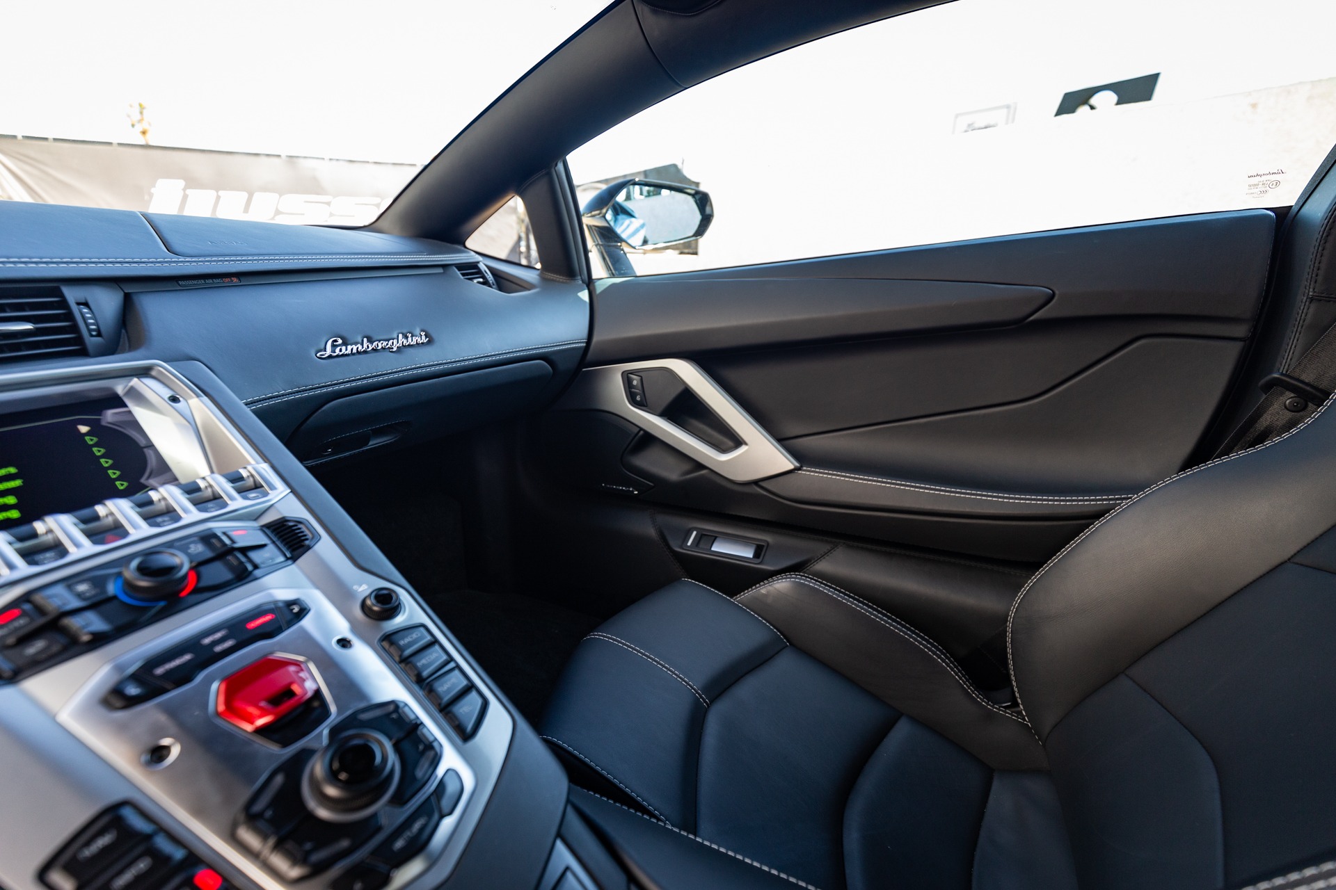 Lamborghini Aventador Interior Black