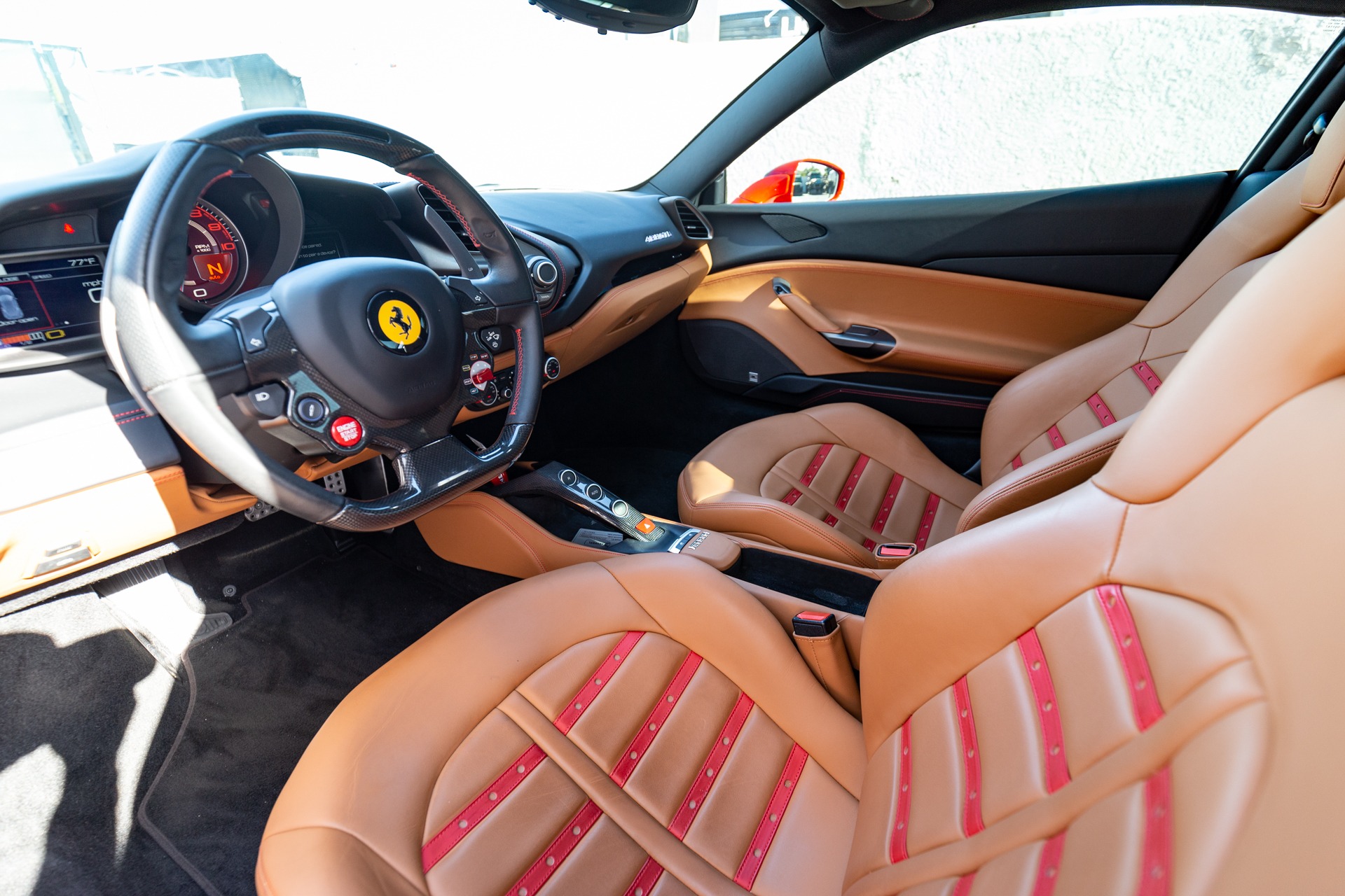 Ferrari 488 GTB Genuine Parts - Carbon Fibre Dashboard Inserts – CarGym