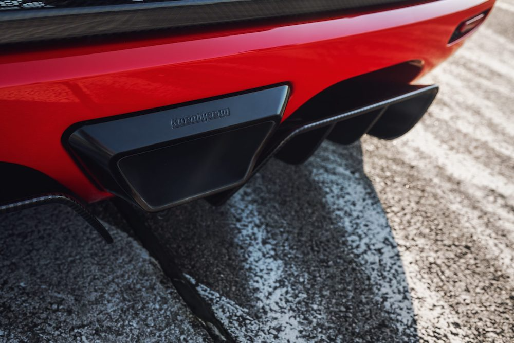 Koenigsegg Agera RS tail pipe