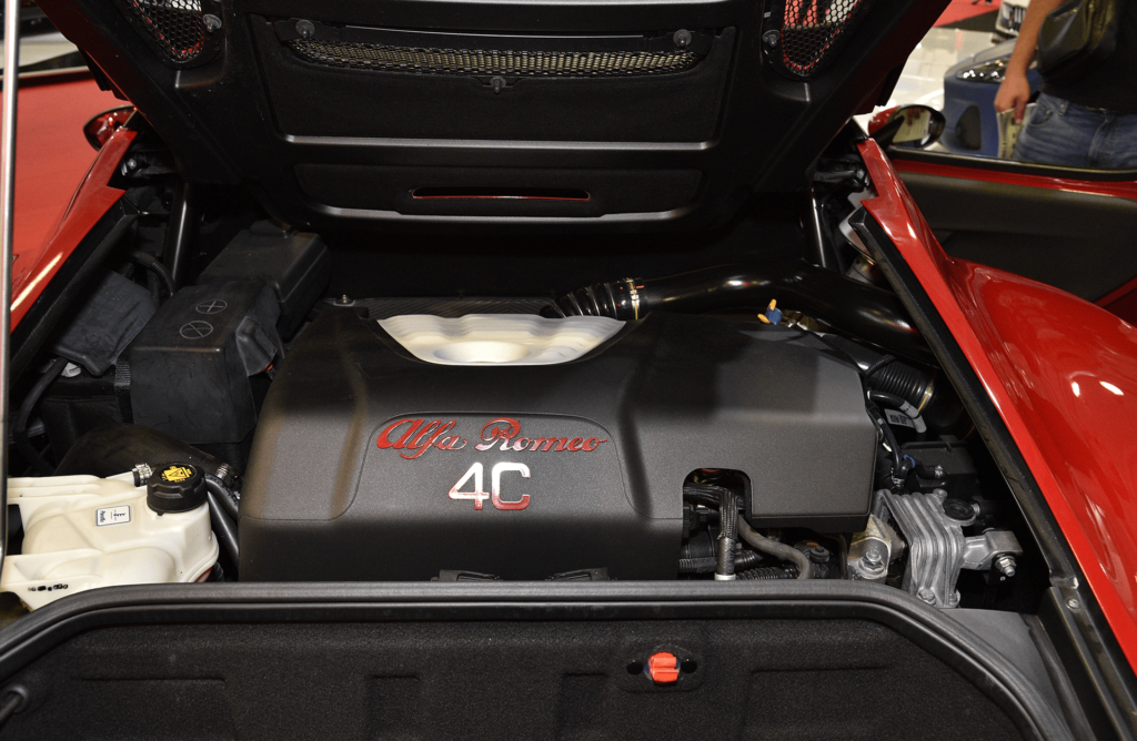 Alfa Romeo used carbon fiber materials