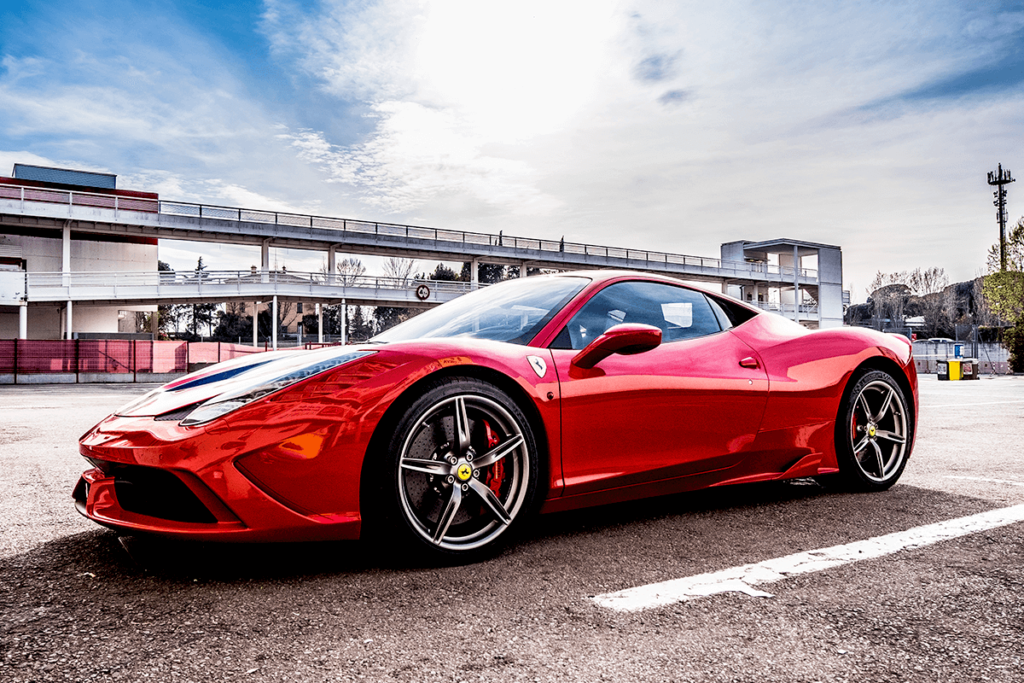 Red Ferrari Super Cars